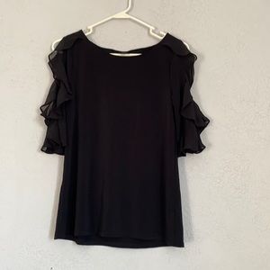 Worthington black blouse